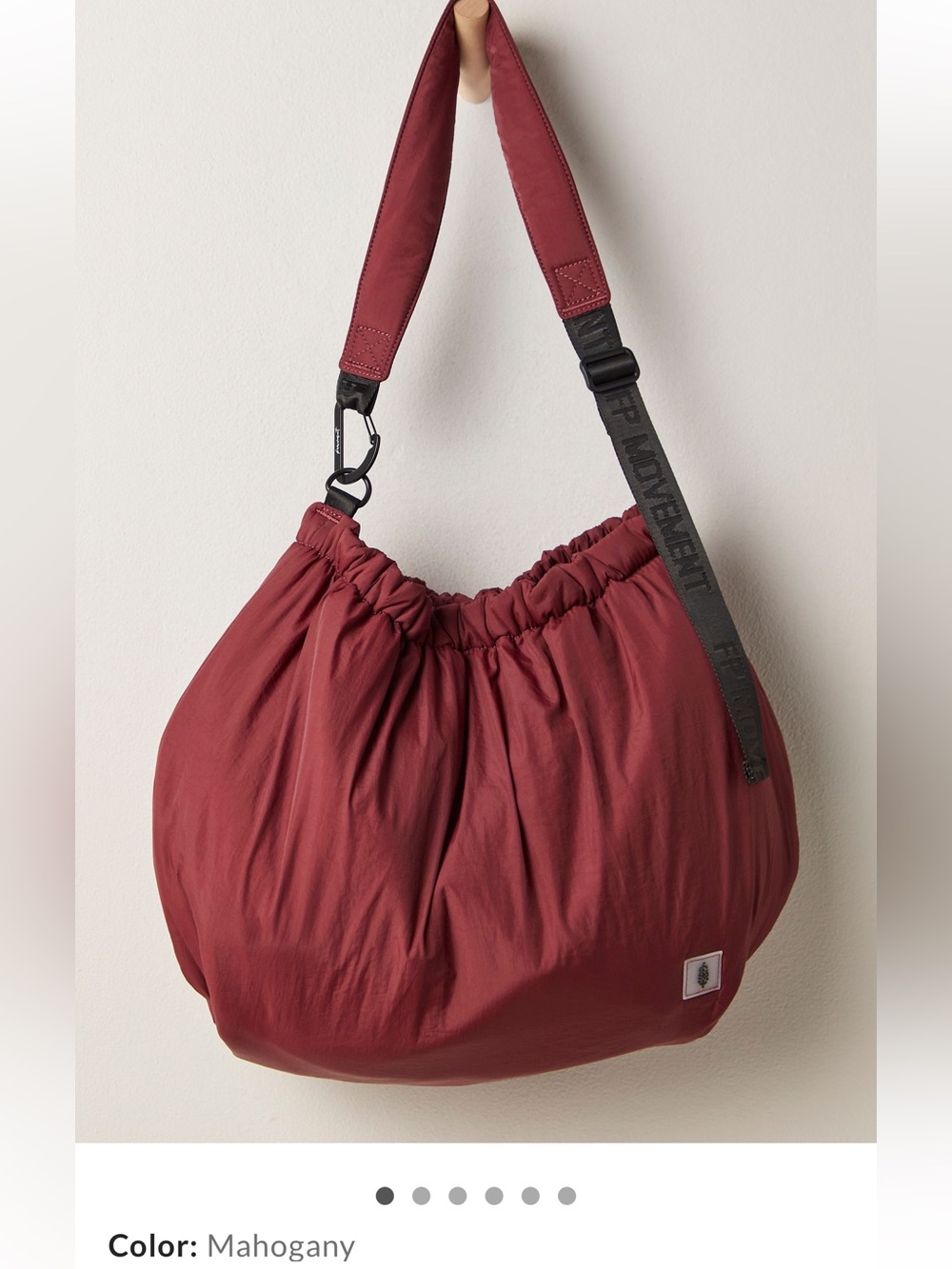 FP Movement by Free People Rest Day Carryall Bag in Mahogany